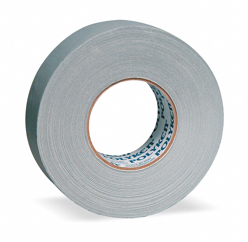 Gaffers Tape, 1.89 In x 60.1 yd., Silver