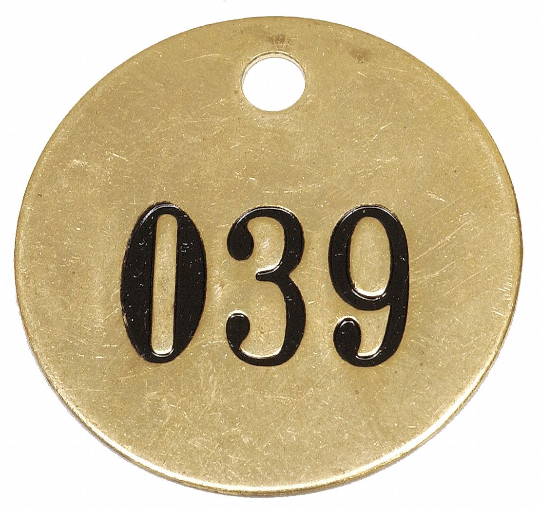 Nbr Tag, 1-1/2 x 1-1/2 In, 26-50