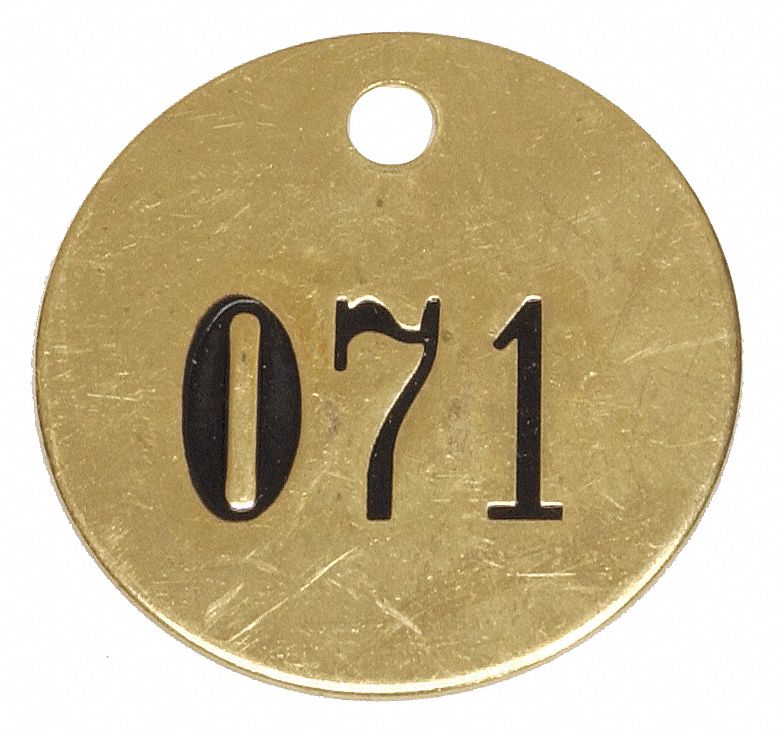 Nbr Tag, 1-1/2 x 1-1/2 In, 51-75