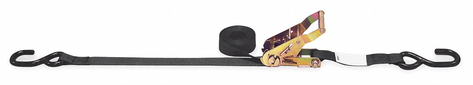 Cargo Strap, Ratchet, 15 ft x 1 In, 700 lb