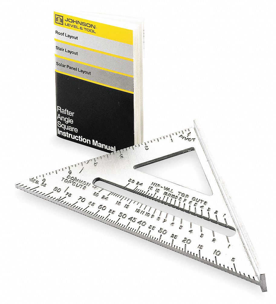Rafter Angle Square, 7 In, Aluminum