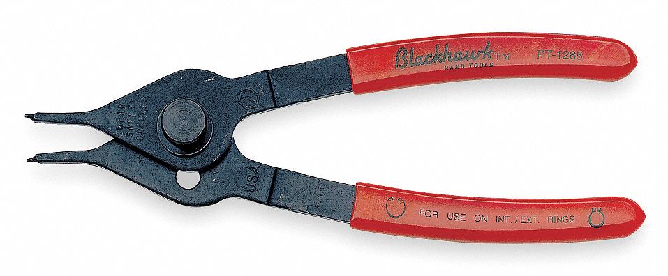 Retaining Ring Plier, 0.038In, Convertible