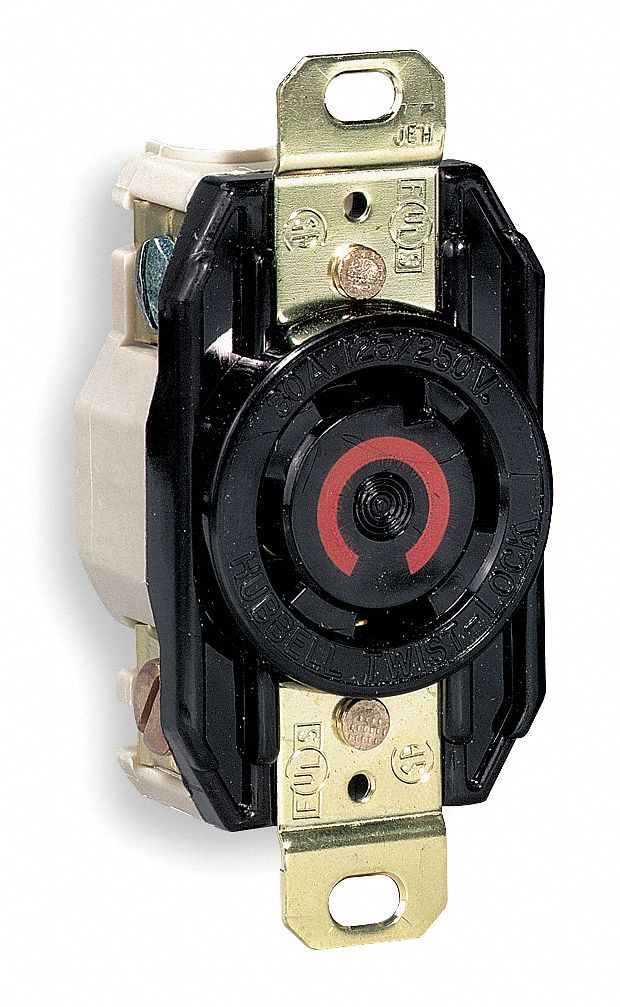 Receptacle, Single, 30 A, L14-30