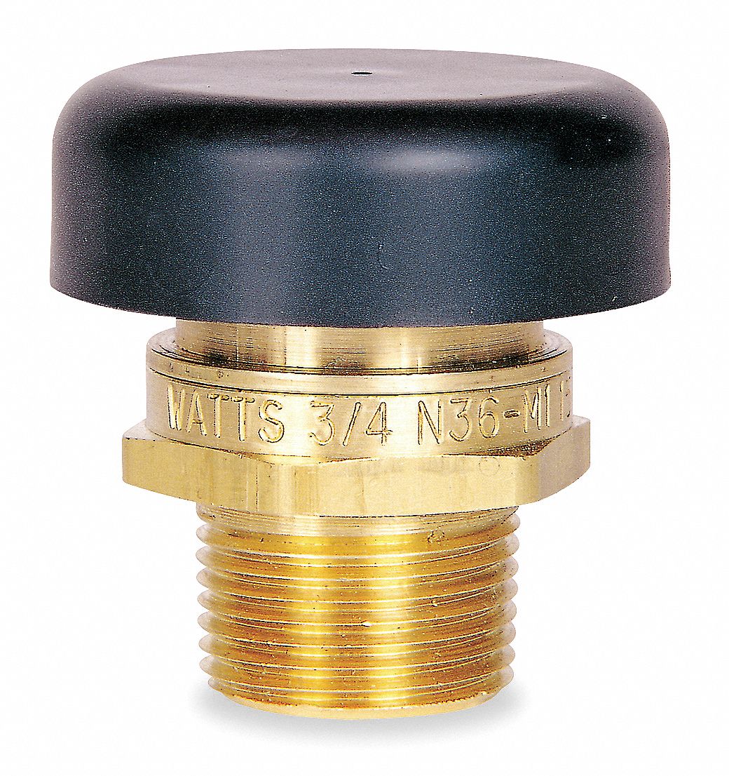 Vacuum Relief Valve, 1/2 In, Brass