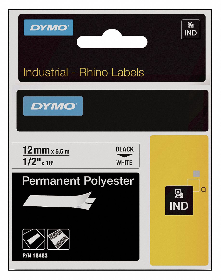 Label Cartridge, Polyester, 18 ft. L