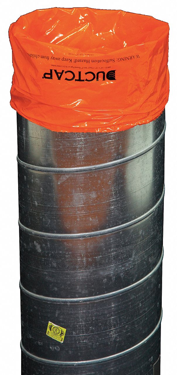 reusable poly cover, ducts w/elastic, PK25