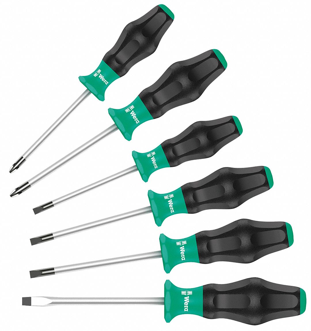 Cushion Grip Combo Screwdriver Set, 6 Pc