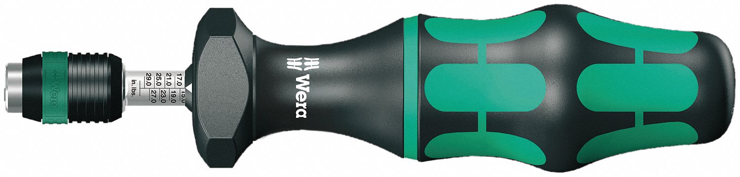 Adj Torque Screwdriver, QR, 11-29 in.-lb