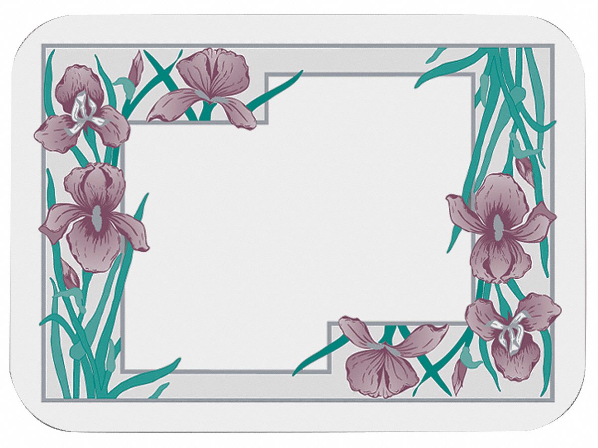 Traycover, Iris Garden, PK 1000