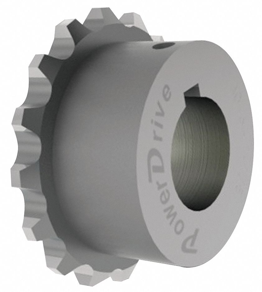 Chain Coupling Sprocket, Bore 1 1/4 In