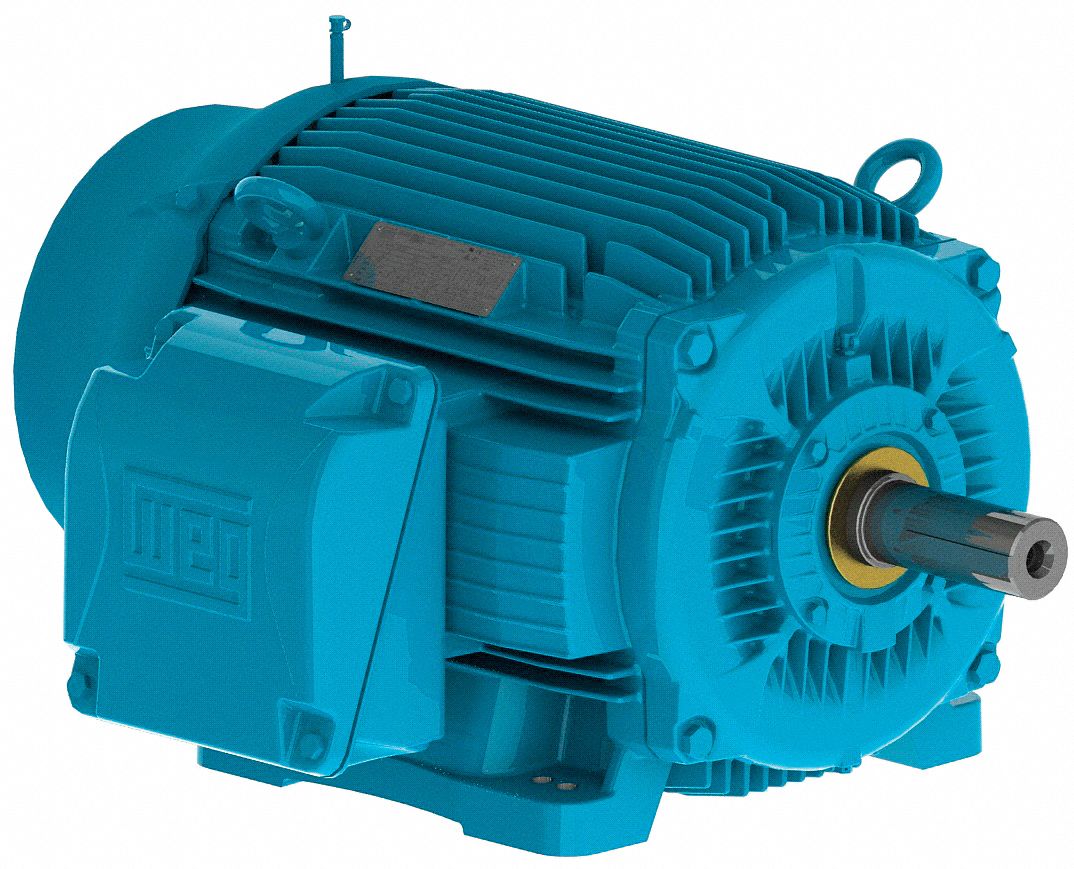 Motor, 3 Ph, 25 HP, 1175, 460V, 324T, Eff 93.0
