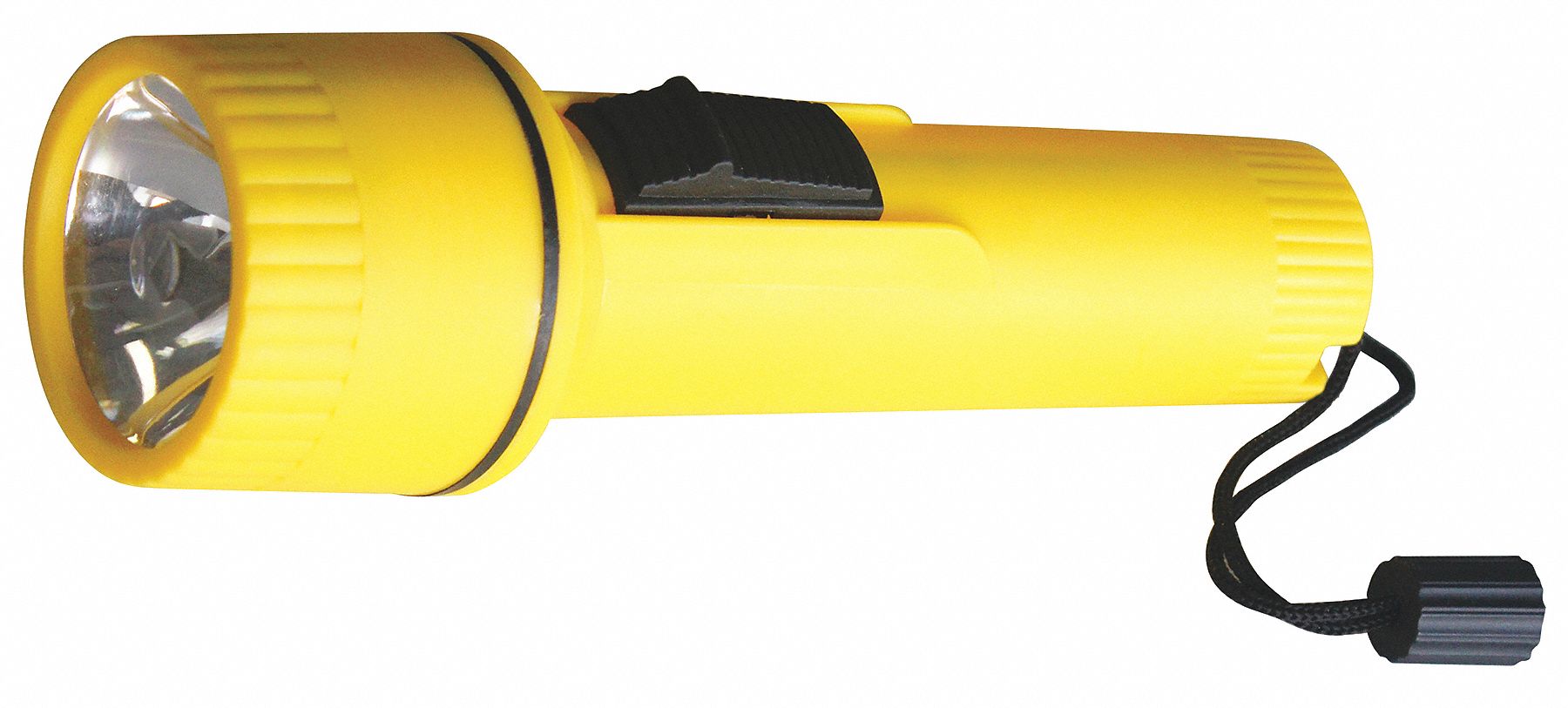 Industrial Flashlight, D, Incandescent, Ylw