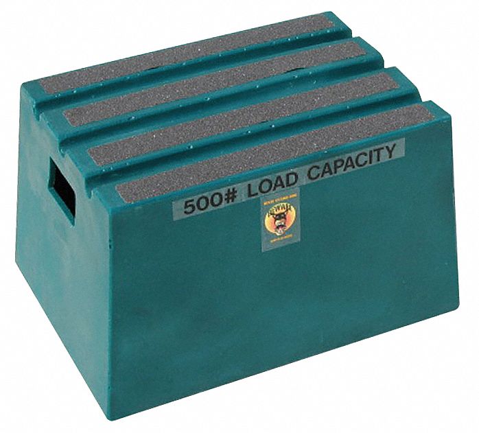 Step Stand, 12 In H, 500 lb., PCR