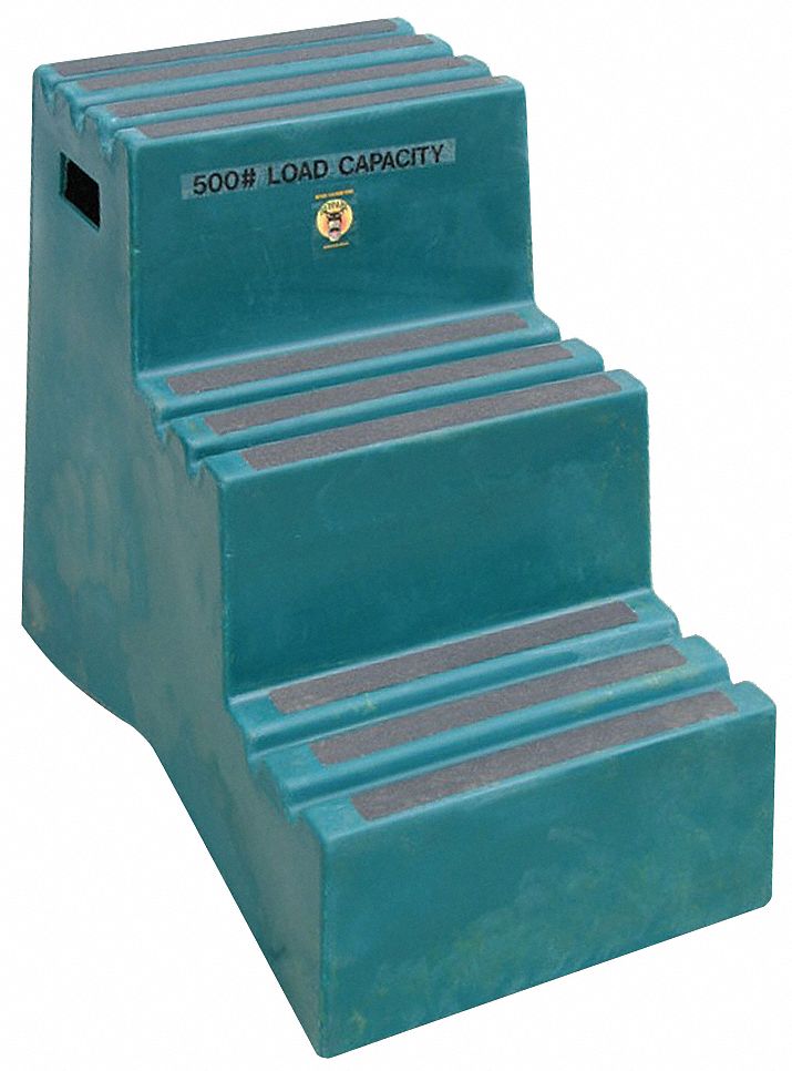 Step Stand, 28-1/2 In H, 500 lb., PCR