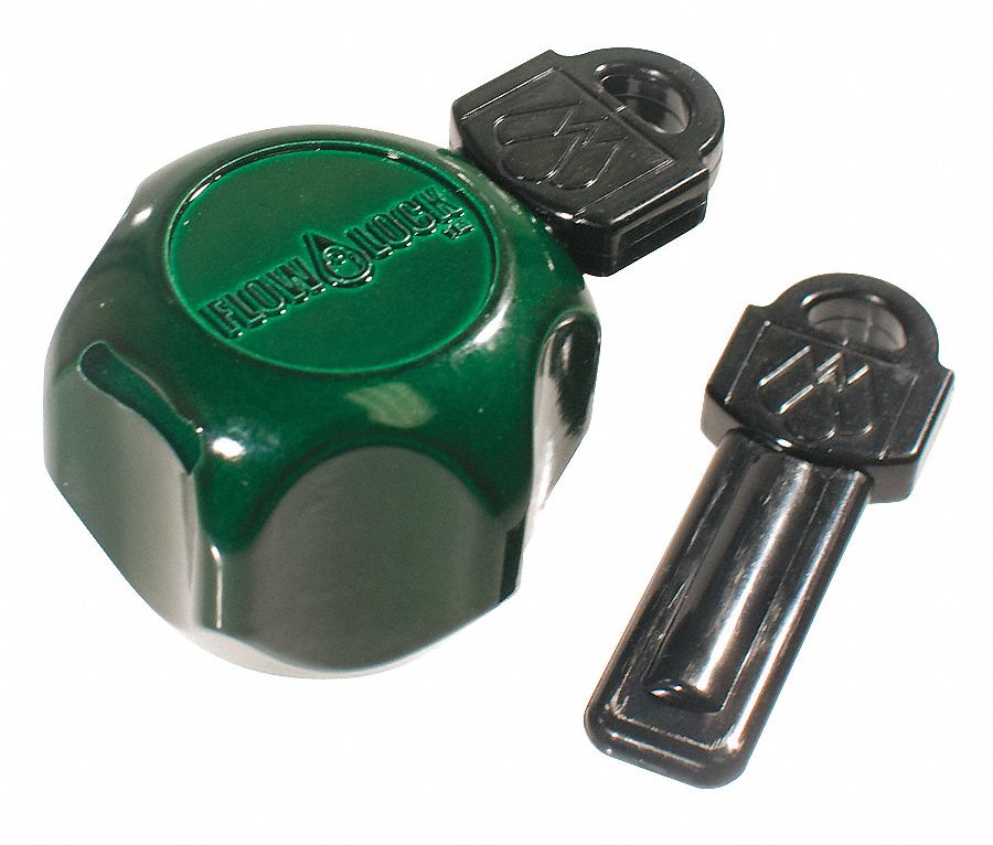 Faucet Lock, 3/4 In, Zinc