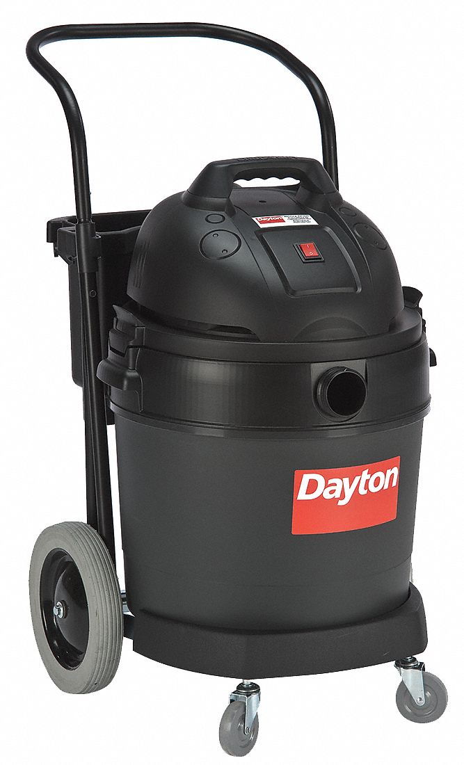 Comm. 16-Gal Poly Wet/Dry Vac w/Dolly