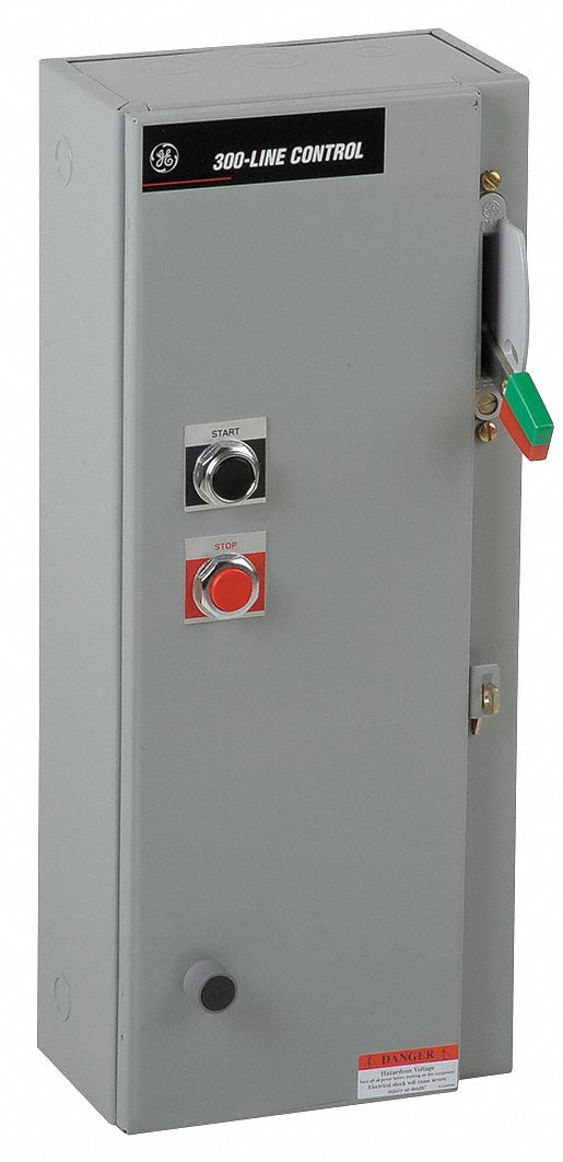 Combo Starter, 3R, 1NO-1NC, 45A, Strt/Stp