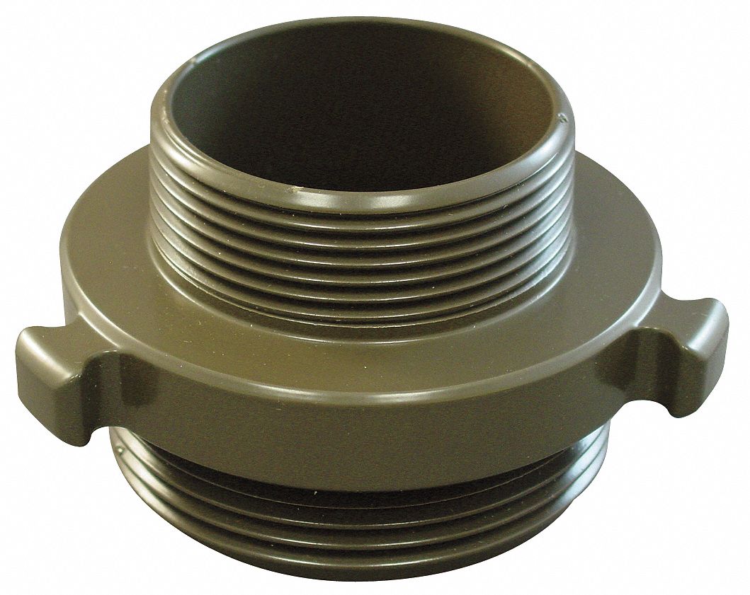 Adapter, Alum, 2.5 NHx2 NPT DBL RL ML
