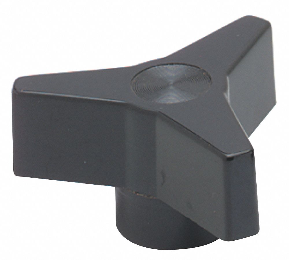 Four Prong Knob, 1-1/2, 1/4-20X3/8 Blind