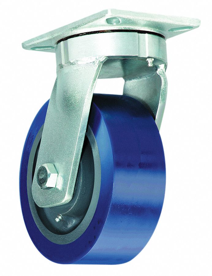Kingpinless Caster, 3000 lb, 8 In Dia