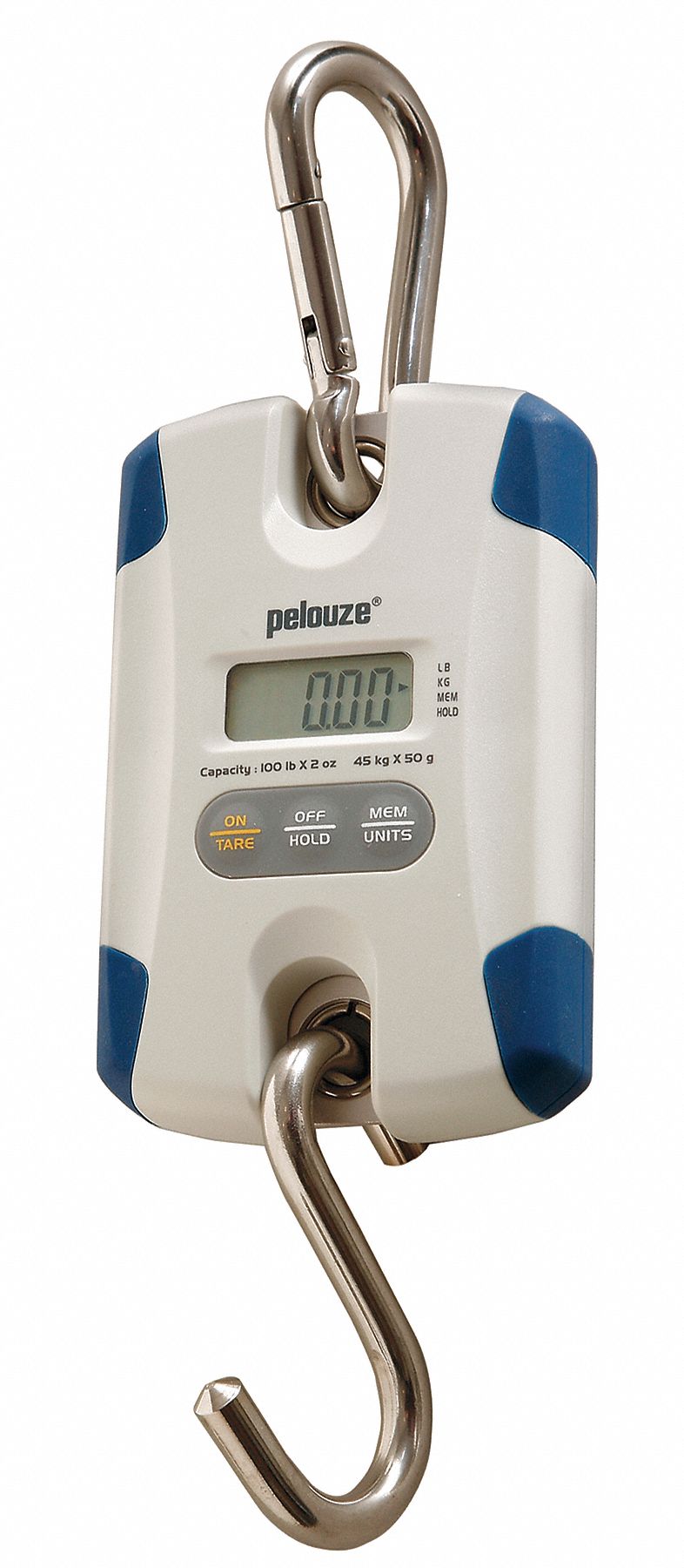 Digital Crane Scale, Steel, Plastic