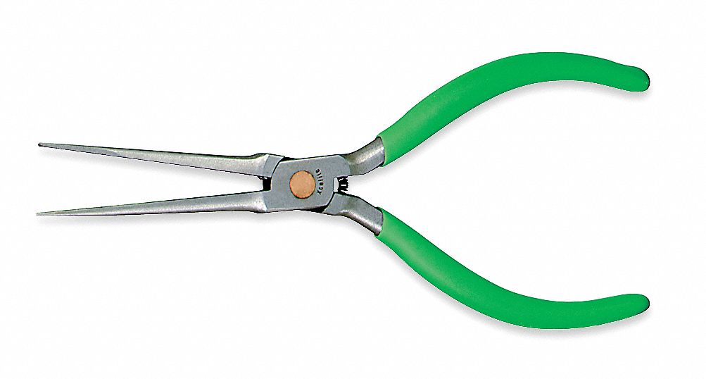 Needle Nose Plier, 6 In, Extra Thin, Foam