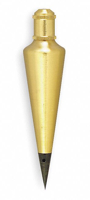Plumb Bob, Brass, 8 Oz
