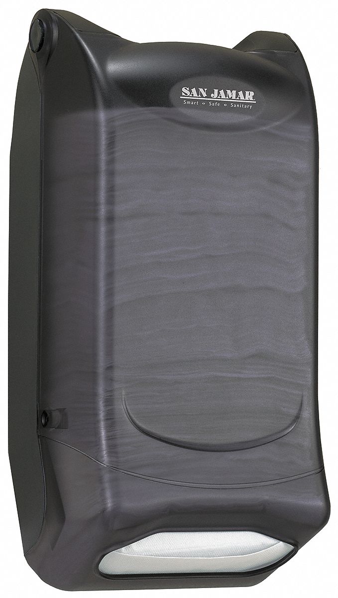 Napkin Dispenser, Black, Wall