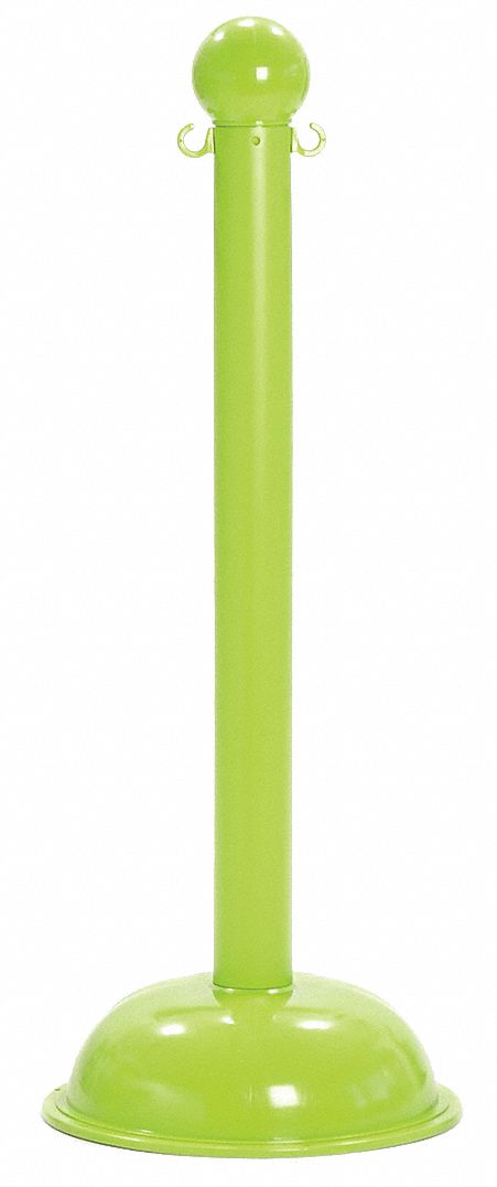 Stanchion, Hvy Duty, Green, 3 x 41 in, PK4