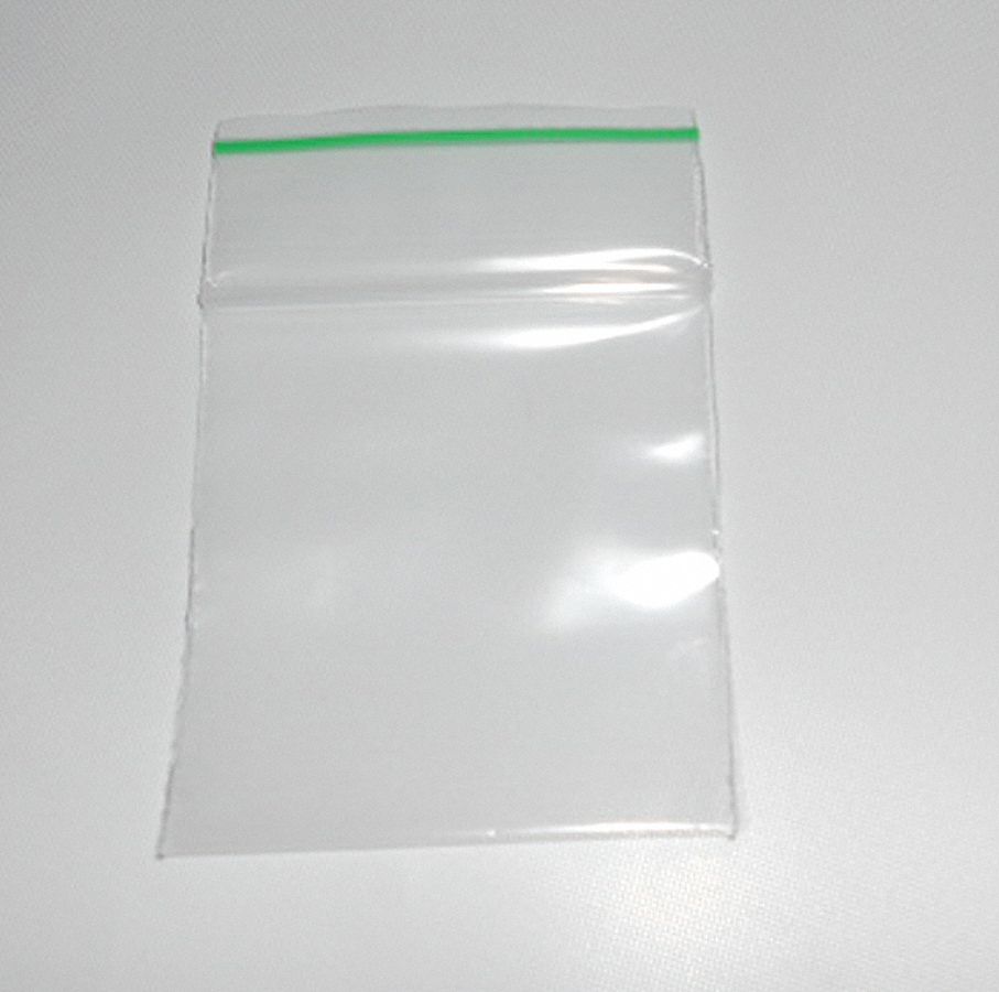 Reclosable Bag, 2 In. L, 2 In. W, PK 1000