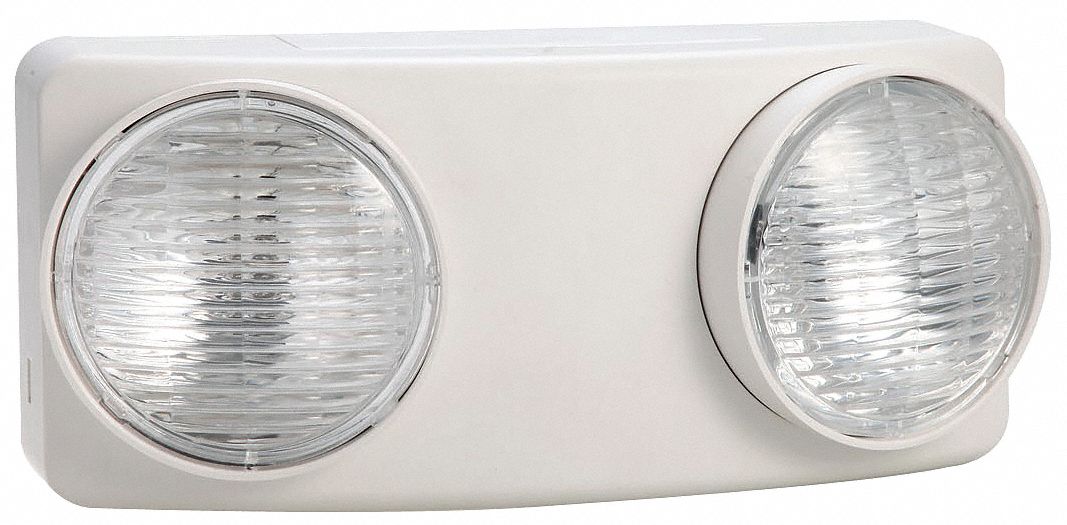 Emergency Light, 5.4W, 4In H, 5-1/2In L