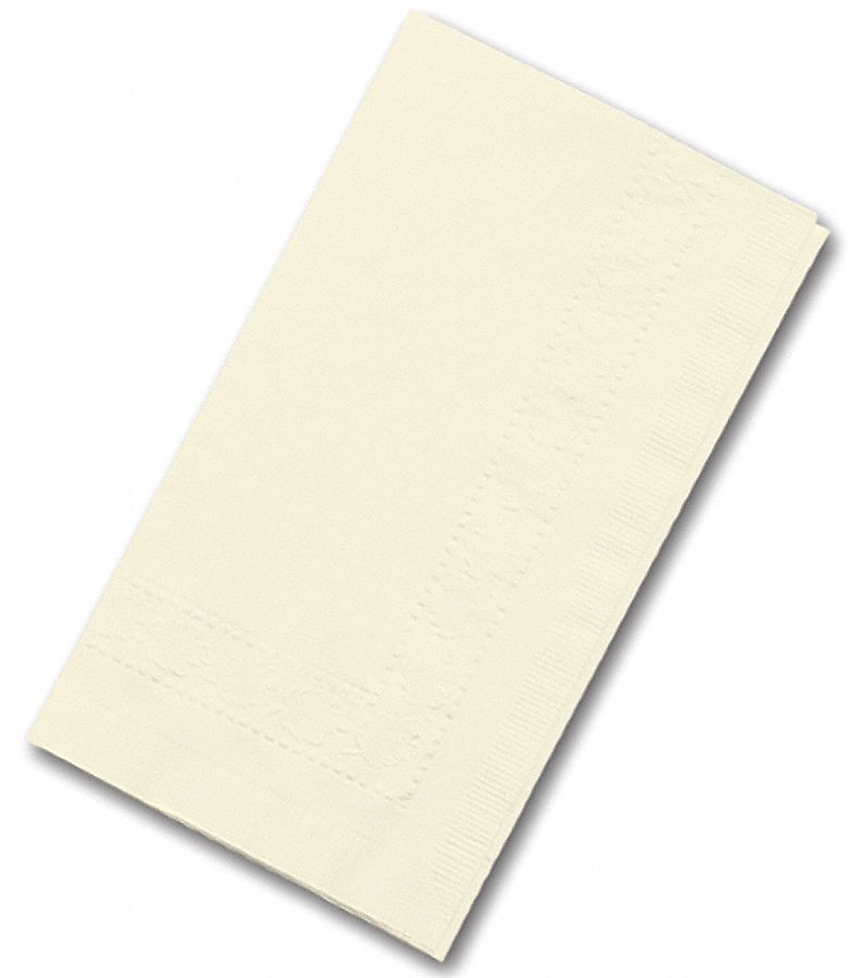 Dinner Napkin, Ecru, 1/8 Fold, PK 1000