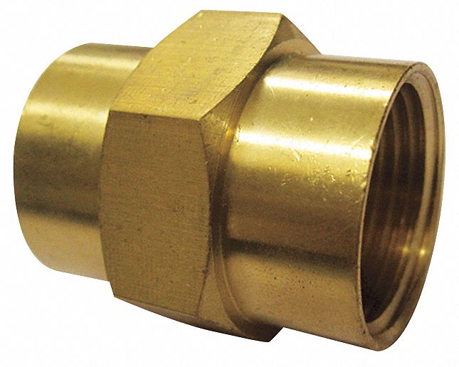 Brass Coupling, 1/8 In, PK 10