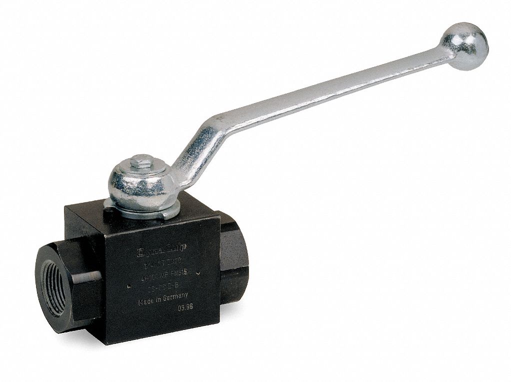 Three Piece Ball Valve, 1/2 In, FNPT