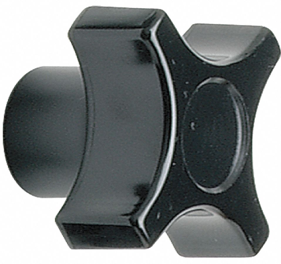 Four Prong Knob, 1-1/2, 5/16-18X1/2 Blind