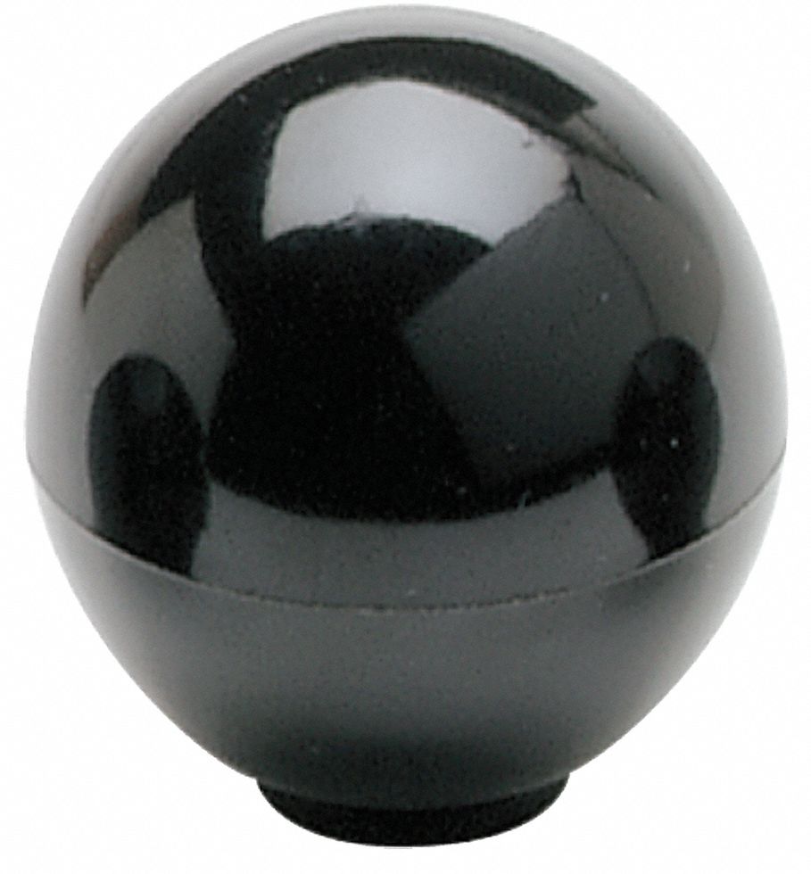 Ball Knob, 1-3/8, 3/8-24X5/8 Blind