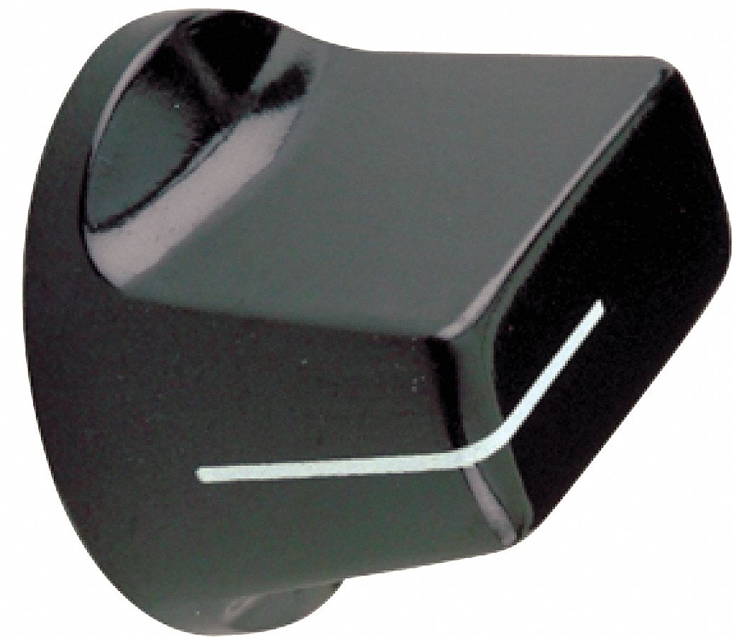 Pointer Knob, 3/4, 1/4X13/32 PH, 8-32 SS