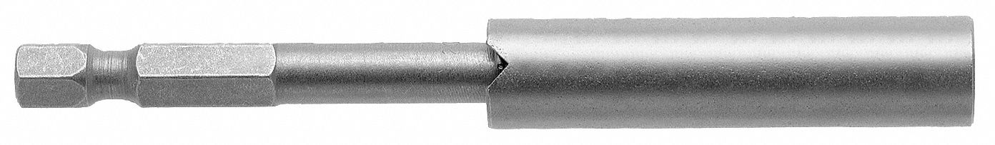 Slotted Power Bit, 0.046, 6 3/4 L, 1/4 In