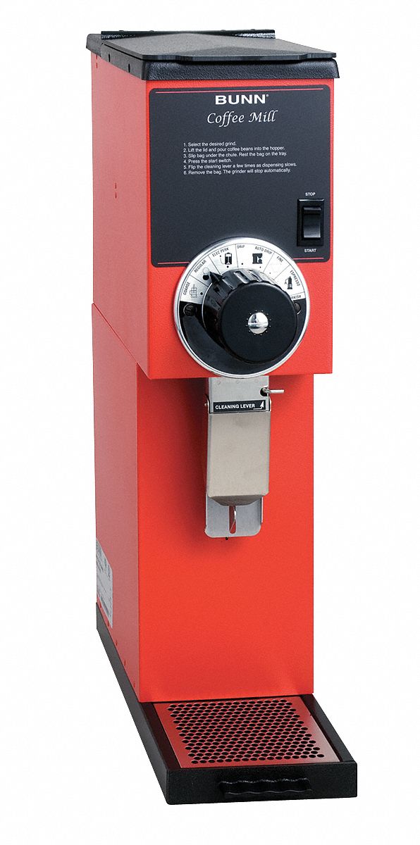 Bulk Coffee Grinder, 2 Lbs, Red