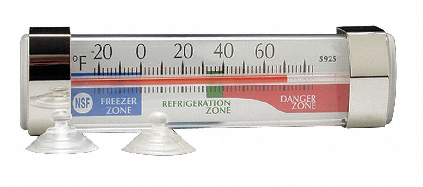 Thermometer, Refrigerator, -40 to 60F