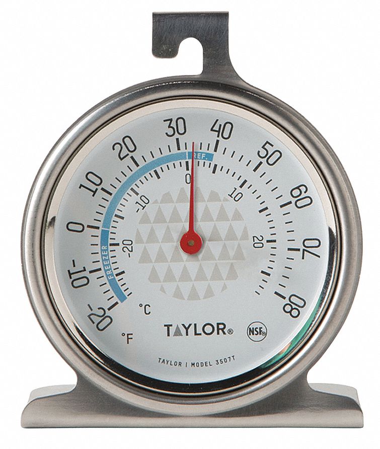 Food Srvc Thrmomtr, Frdge/Frzr, -20 to80 F