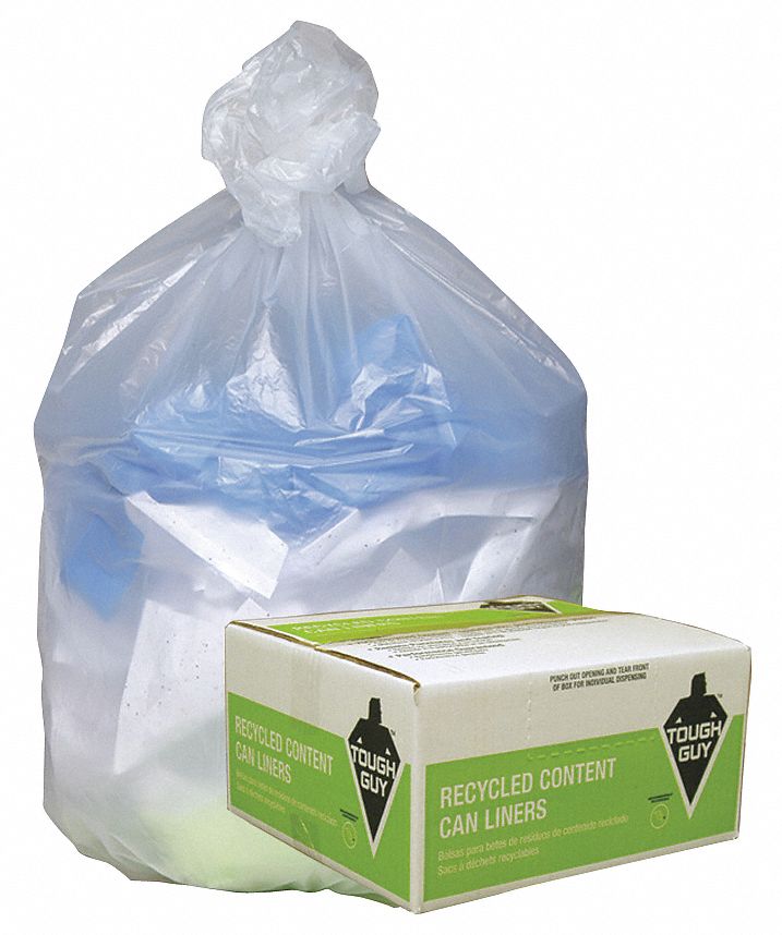 Coreless Roll Liner, 7 to 10 Gal., PK1000