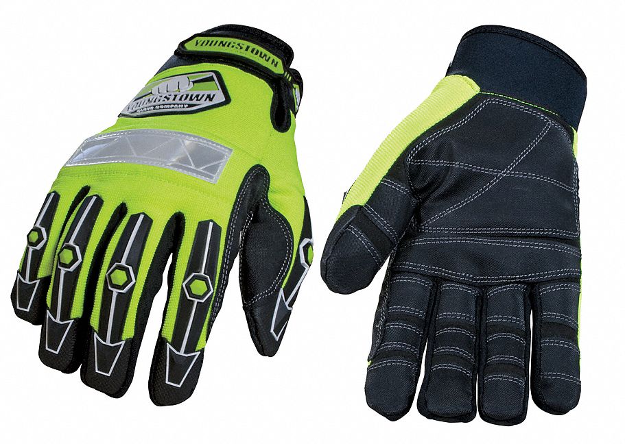 Cut Resistant Gloves, Green/Black, XL