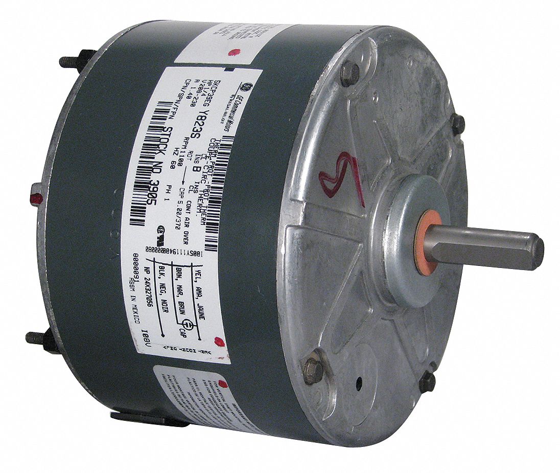 Mtr, PSC, 1/4 HP, 1100 RPM, 208-230V, 48, TENV