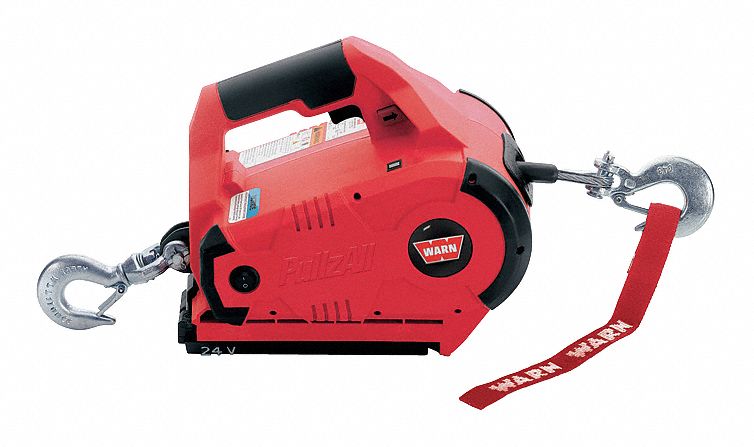 Portable Electric Winch, 24VDC