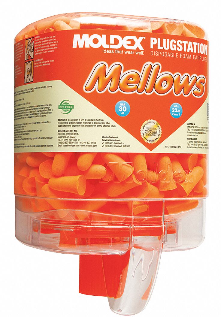 Ear Plugs, 30dB, W/o Cord, Univ, PK250