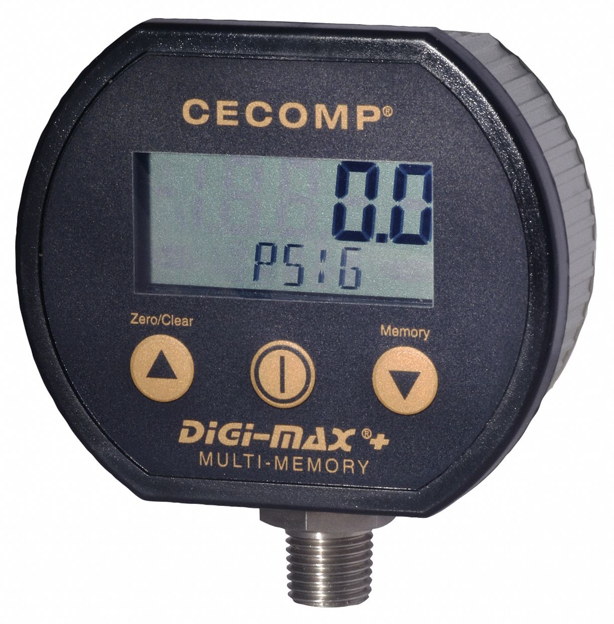 Digital Gauge, 30 InHg Vac to 100 PSIG
