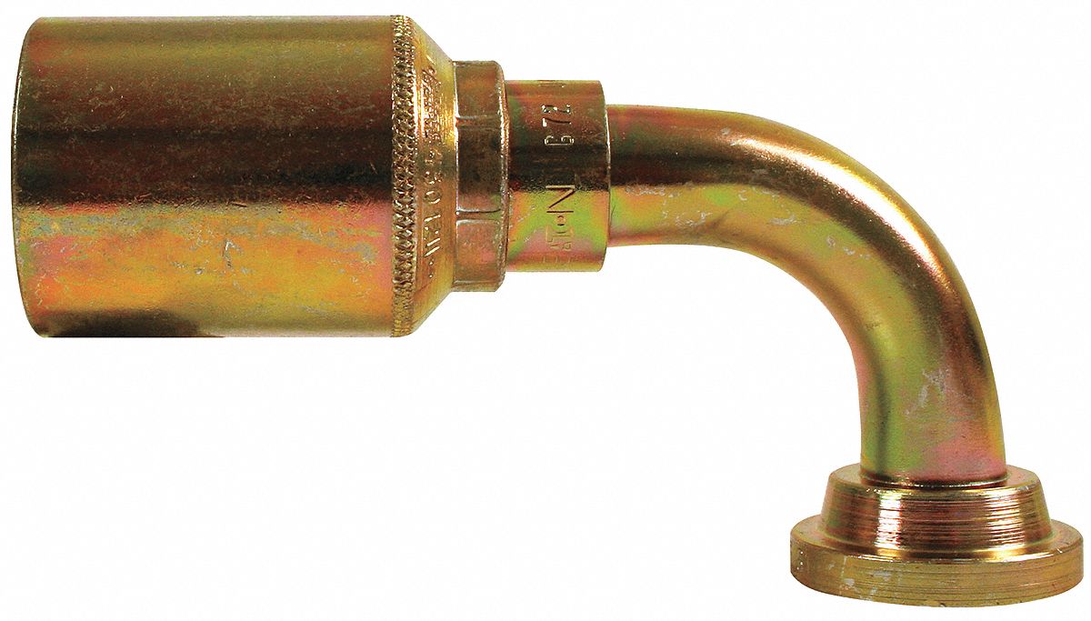 Split Flange Hose Fitting, 90 Deg, 1 in.