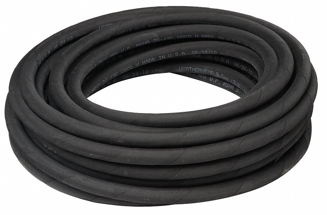Hydralic Hose, 1/2 In ID x 50Ft, 3045 PSI