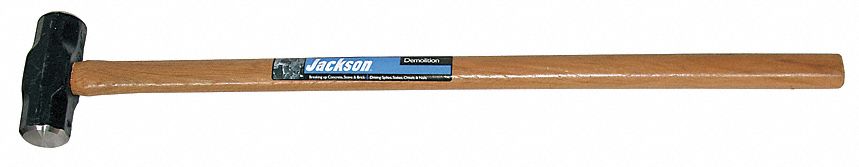 Double Face Sledge Hammer, 12 Lb, Hickory